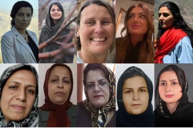 إيران تعاقب 10سجينات سياسيات بالحرمان من حق الاتصال والزيارة بسبب احتجاجاتهن على الإعدامات
